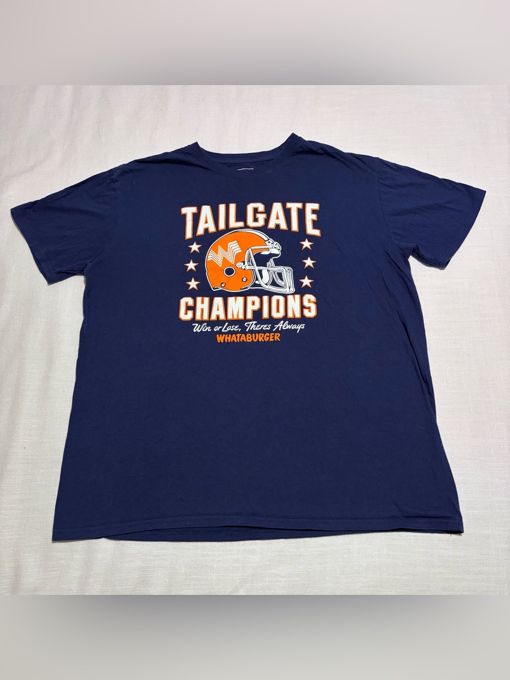 Men’s Magellan Outdoors Whataburger Tailgate Champions Tee | Navy Blue | Size XL